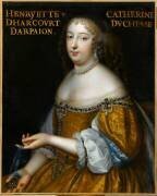 Catherine-Henriette d'Harcourt, duchesse d'Arpajon (1622-1700) (Frères Beaubrun) - Muzeo.com