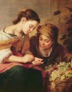 Détail de La petite vendeuse de fruits (Bartolomé Esteban Murillo) - Muzeo.com