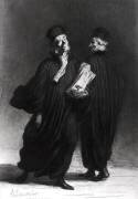 Deux avocats (Honoré Daumier) - Muzeo.com