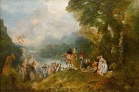 Embarquement pour Cythère (Antoine Watteau) - Muzeo.com