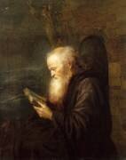 Ermite lisant (Gérard Dou) - Muzeo.com