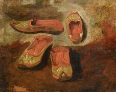 Etude de babouches (Eugène Delacroix) - Muzeo.com