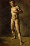 Etude d'homme nu (Eugène Delacroix) - Muzeo.com
