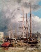 Fécamp (Eugène Boudin) - Muzeo.com