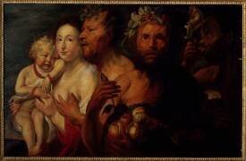 Femme et satyres (Jacob Jordaens) - Muzeo.com