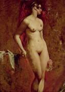 Femme nue debout (William Etty) - Muzeo.com