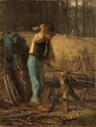 Fendeur de bois (Jean-François Millet) - Muzeo.com