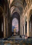 Intérieur d'une église (Hippolyte Joseph Cuvelier) - Muzeo.com