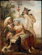 La Buveuse (Louis-Joseph Watteau de Lille) - Muzeo.com