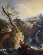 La chute d'eau (Joseph Vernet) - Muzeo.com