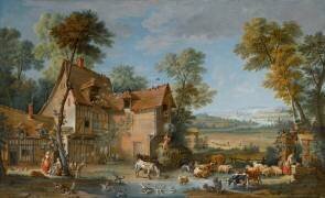 La ferme (Marie Leszczynska) - Muzeo.com