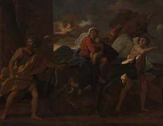 La fuite en Égypte (Nicolas Poussin) - Muzeo.com