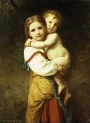 La grande sœur (William Bouguereau) - Muzeo.com