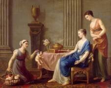 La Marchande d'Amours (Joseph Marie Vien) - Muzeo.com