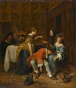 La Mauvaise compagnie (Jan Steen) - Muzeo.com