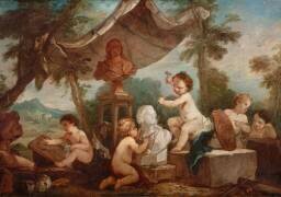 La Sculpture (Charles Joseph Natoire) - Muzeo.com