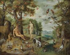 La tentation d'Adam (Jan Brueghel le Jeune) - Muzeo.com