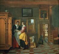 L’armoire à linge (Pieter de Hooch) - Muzeo.com
