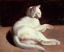 Le chat blanc (Théodore Géricault) - Muzeo.com