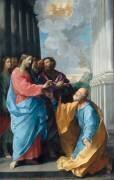 Le Christ remettant les clefs à saint Pierre (Guido Reni) - Muzeo.com