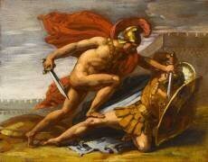 Le combat (Anne-Louis Girodet) - Muzeo.com