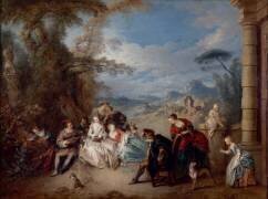 Le Concert champêtre (Jean-Baptiste Pater) - Muzeo.com