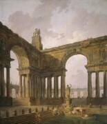Le lieu d'atterrissage (Hubert Robert) - Muzeo.com