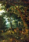 Le Paradis (Jan Brueghel le Jeune) - Muzeo.com
