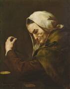 Le vieil usurier (Jusepe de Ribera) - Muzeo.com