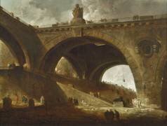 Le Vieux Pont (Hubert Robert) - Muzeo.com