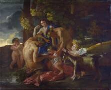 L'éducation de Bacchus (Nicolas Poussin) - Muzeo.com