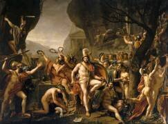 Léonidas aux Thermopyles (Jacques-Louis David) - Muzeo.com
