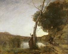 L'étoile du berger (Jean-Baptiste Camille Corot) - Muzeo.com
