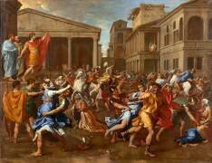 L'enlèvement des Sabines (Nicolas Poussin) - Muzeo.com