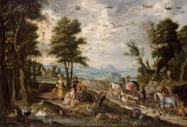 L'Entrée dans l'arche (Isaack van Oosten) - Muzeo.com