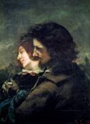 Les amoureux heureux (Gustave Courbet) - Muzeo.com