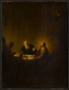 Les Pèlerins d'Emmaüs (Dirck van Santvoort) - Muzeo.com