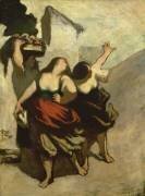 Les Ribalds (Honoré Daumier) - Muzeo.com
