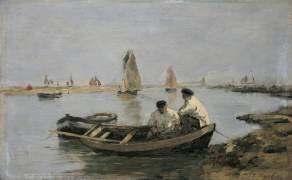L'estuaire (Eugène Boudin) - Muzeo.com