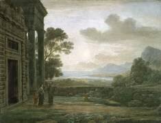 L'expulsion d'Agar (Claude Gellée) - Muzeo.com