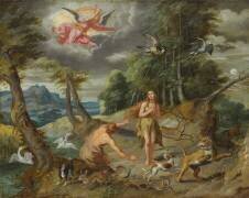 L'expulsion du Paradis (Jan Brueghel le Jeune) - Muzeo.com