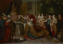 L'idolâtrie de Salomon (Frans Francken le Jeune) - Muzeo.com