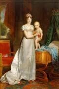 L'impératrice Marie-Louise (1791-1847) présentant le roi de Rome (François Gérard) - Muzeo.com