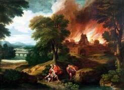 L'incendie de Troie (Nicolas Poussin) - Muzeo.com