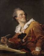 L'Inspiration (Jean-Honoré Fragonard) - Muzeo.com