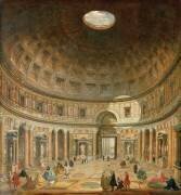 L'intérieur du Panthéon (Giovanni Paolo Pannini) - Muzeo.com