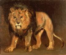Lion à pied (Théodore Géricault) - Muzeo.com