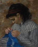 Lise cousant (Auguste Renoir) - Muzeo.com
