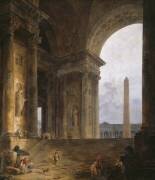L'Obélisque (Hubert Robert) - Muzeo.com