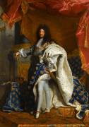 Louis XIV, roi de France, portrait en pied en costume royal (Hyacinthe Rigaud) - Muzeo.com